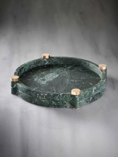 Marble & Bronze Platter | Syndesis
