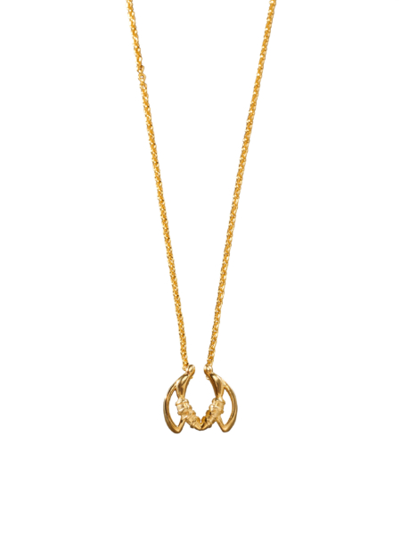18kt Gold Plated Silver Necklace | Melissa Charm