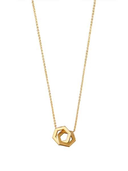 18kt Gold Plated Silver Necklace | Melissa Charm