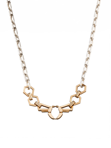 Silver & Bronze Necklace | Melissa