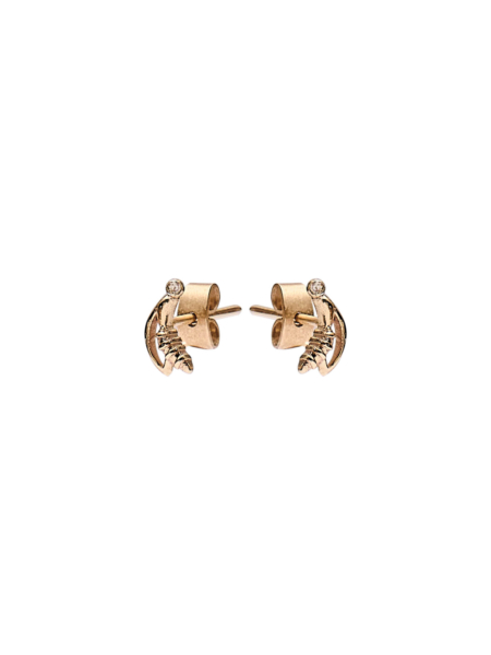 18kt Gold Earrings with Brilliants | Melissa