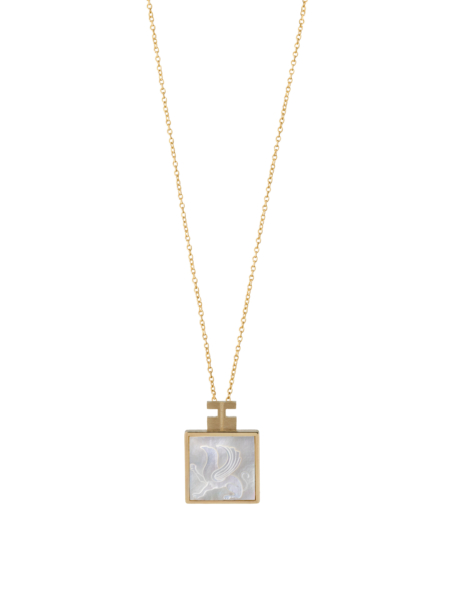 9kt Gold Pendant with Mother of Pearl | Aetoleon Charm