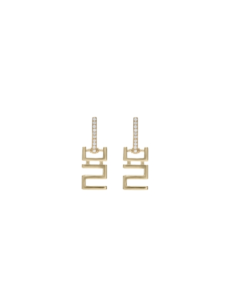 18kt Gold Earrings Meander